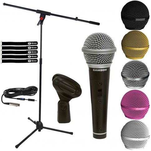 Samson R S Dynamic Microphone With Boom Stand Idjnow